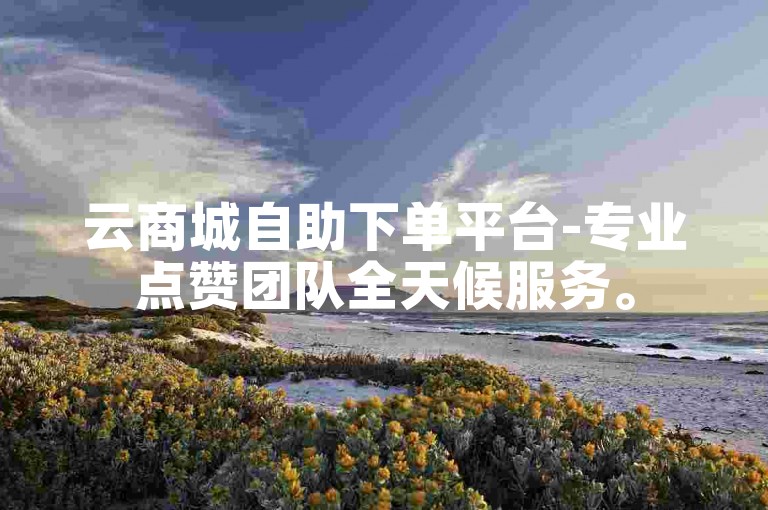 云商城自助下单平台-专业点赞团队全天候服务。