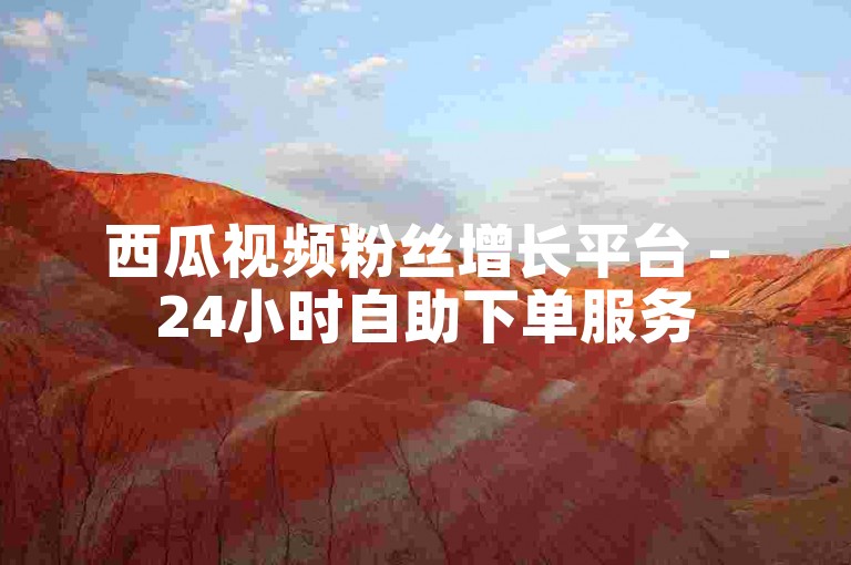西瓜视频粉丝增长平台 - 24小时自助下单服务