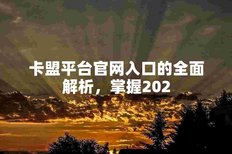 卡盟平台官网入口的全面解析，掌握2025年最新卡盟平台官网入口指南！