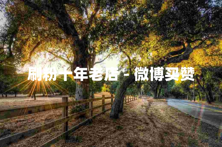 刷粉十年老店 - 微博买赞
