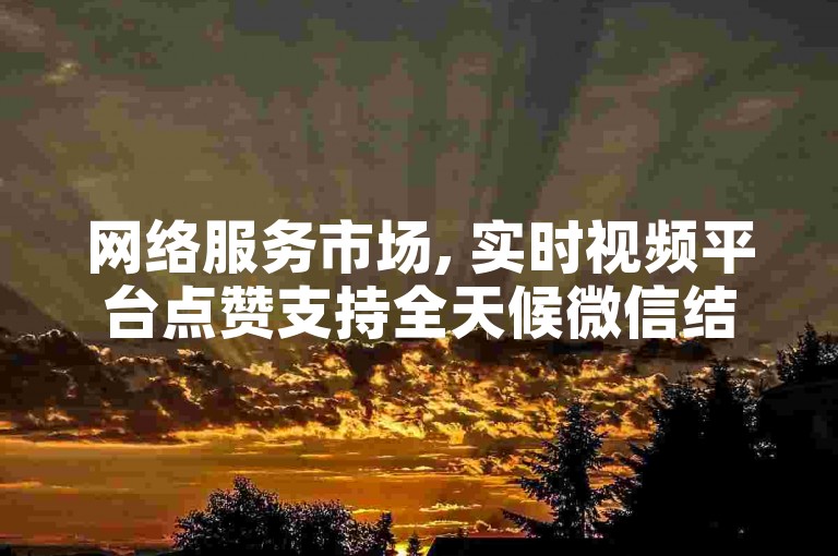 网络服务市场, 实时视频平台点赞支持全天候微信结算 - 短视频业务自助购买网站 - 社交平台增粉专家。