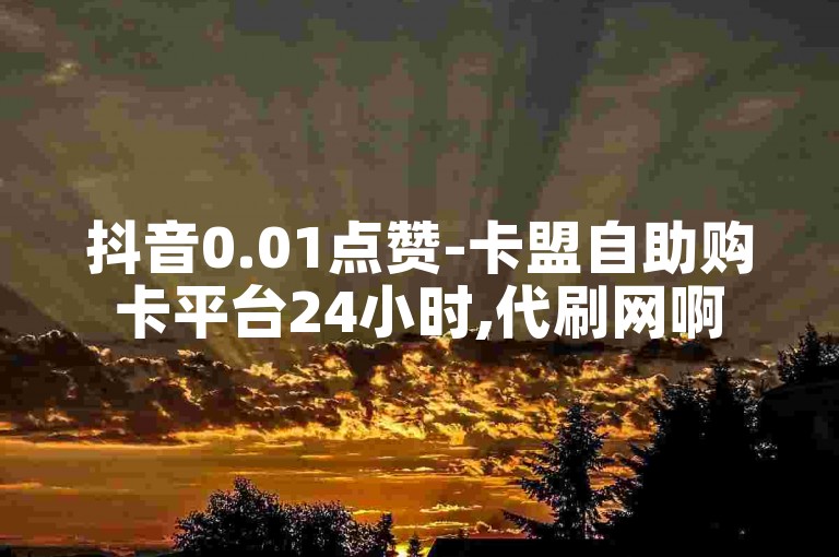 抖音0.01点赞-卡盟自助购卡平台24小时,代刷网啊