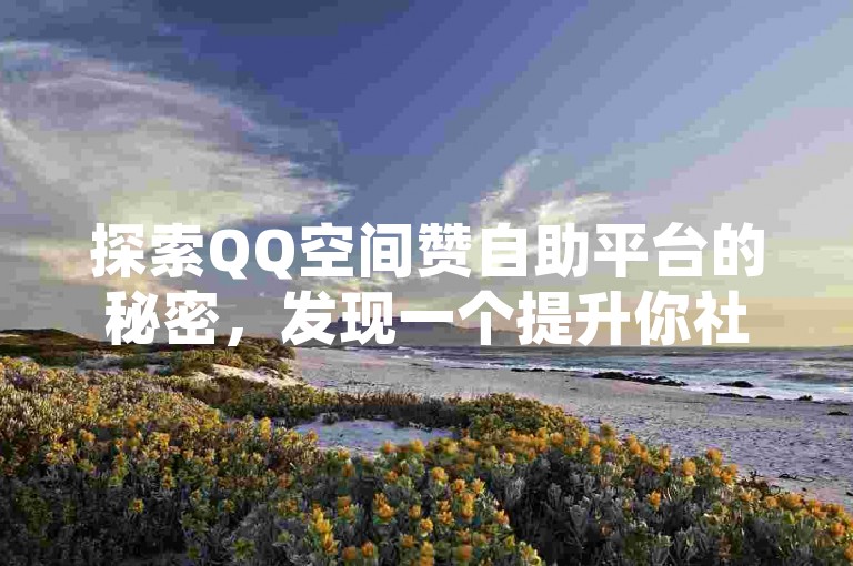 探索QQ空间赞自助平台的秘密，发现一个提升你社交影响力的全新途径，2025年必备技能！