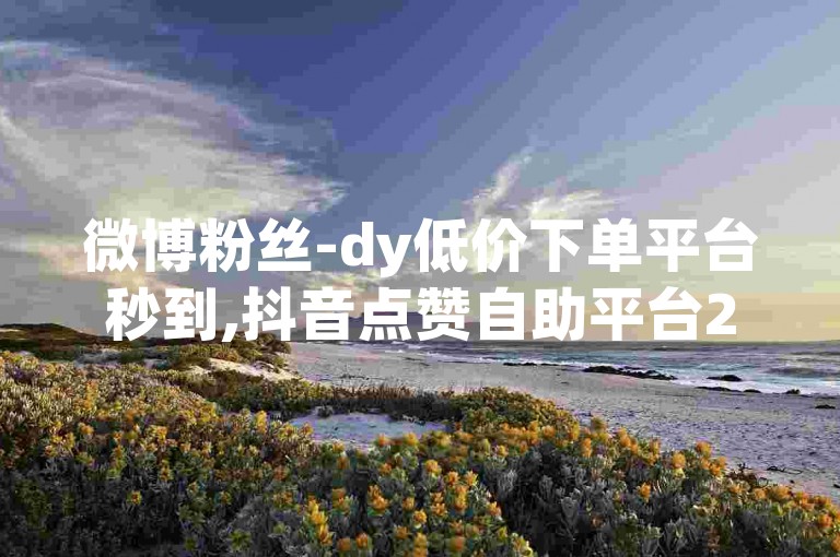 微博粉丝-dy低价下单平台秒到,抖音点赞自助平台24小时全网最低