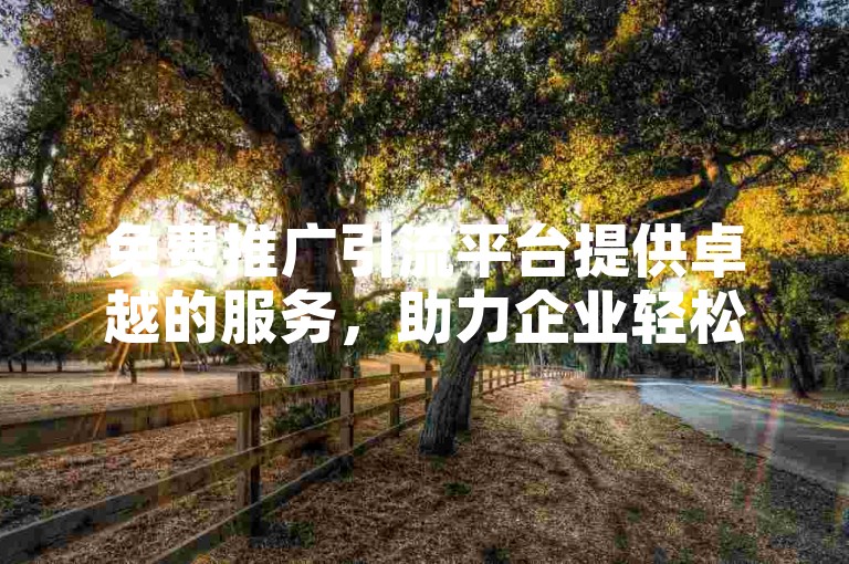 免费推广引流平台提供卓越的服务，助力企业轻松获取潜在客户。
