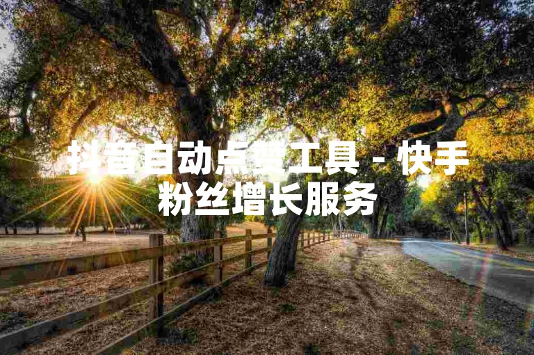 抖音自动点赞工具 - 快手粉丝增长服务
