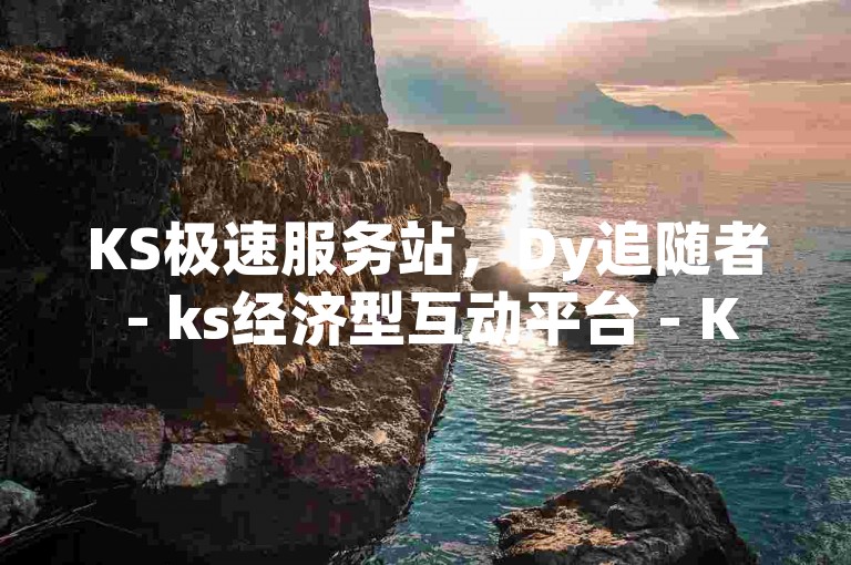 KS极速服务站，Dy追随者 - ks经济型互动平台 - Ks优惠点赞支持微信便捷支付