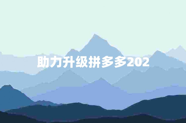 助力升级拼多多2025年度最活跃互助群，汇聚大量真实新注册用户。
