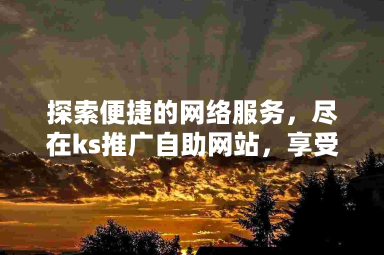 探索便捷的网络服务，尽在ks推广自助网站，享受dy低价下单平台卡盟带来的专属优惠。