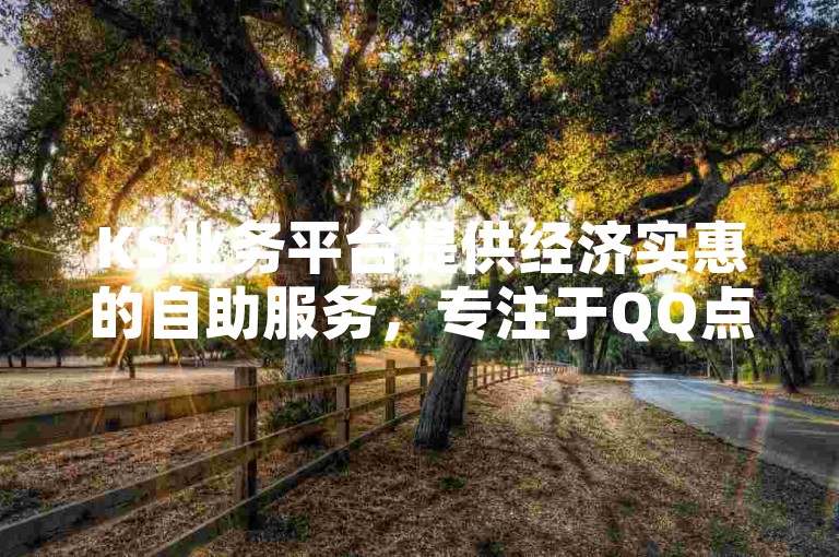KS业务平台提供经济实惠的自助服务，专注于QQ点赞服务的便捷下单。