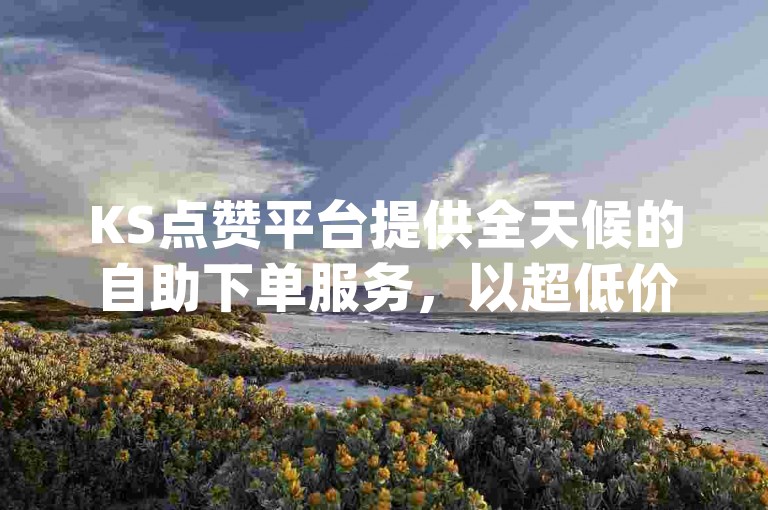 KS点赞平台提供全天候的自助下单服务，以超低价格满足dy业务需求。