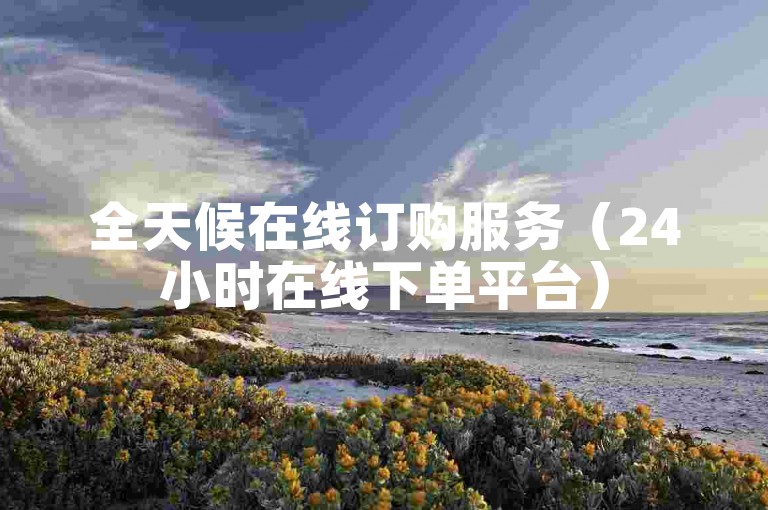 全天候在线订购服务（24小时在线下单平台）