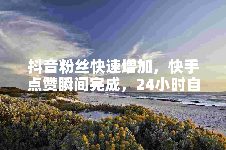 抖音粉丝快速增加，快手点赞瞬间完成，24小时自助服务，价格实惠。
