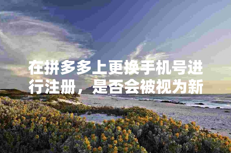 在拼多多上更换手机号进行注册，是否会被视为新用户呢？pdd互助网站