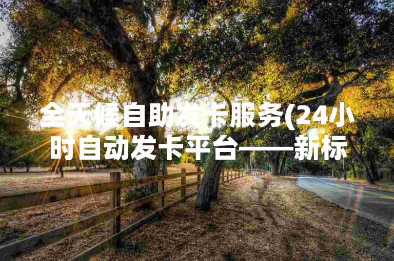 全天候自助发卡服务(24小时自动发卡平台——新标题，全天自动卡密系统)