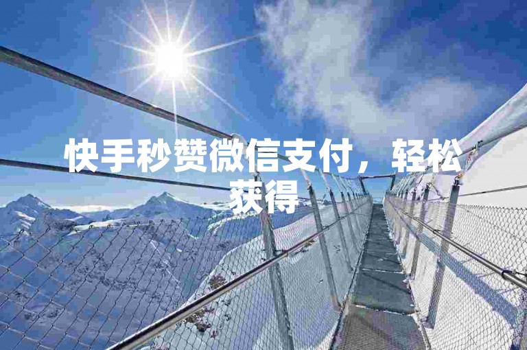 快手秒赞微信支付，轻松获得5000赞。