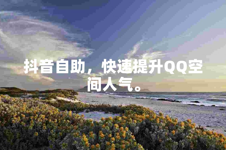 抖音自助，快速提升QQ空间人气。