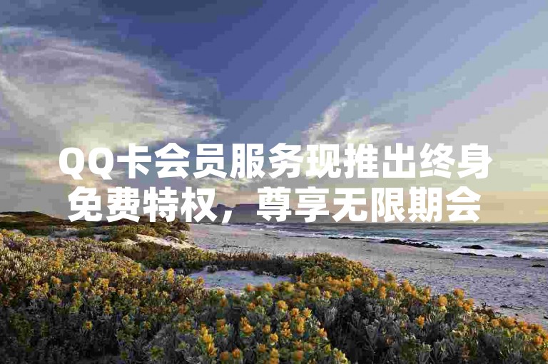 QQ卡会员服务现推出终身免费特权，尊享无限期会员待遇。