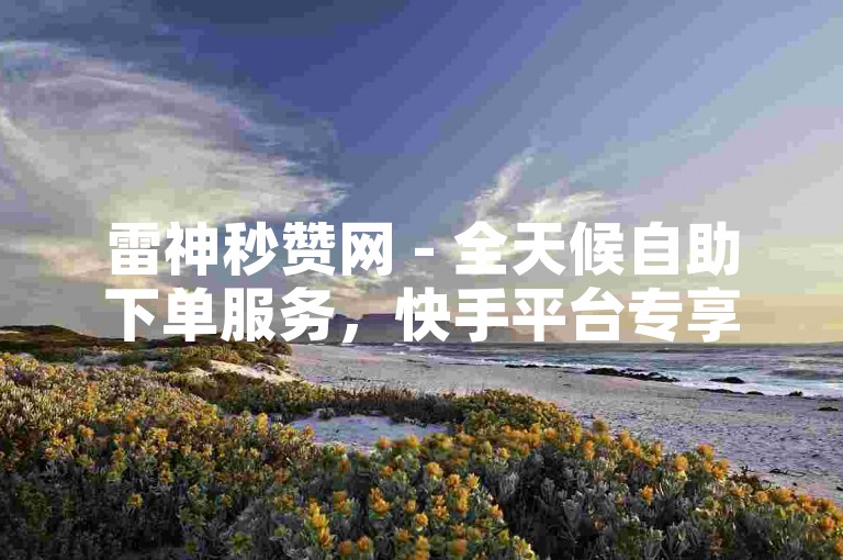 雷神秒赞网 - 全天候自助下单服务，快手平台专享。