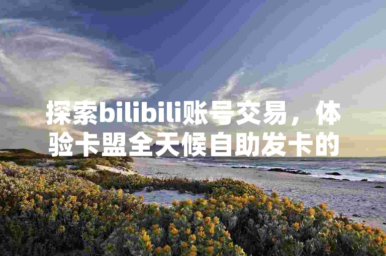 探索bilibili账号交易，体验卡盟全天候自助发卡的便捷服务，发现点赞大全中的热门内容，享受王者体育直播app官方版带来的独家赛事直播。