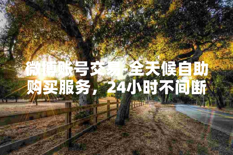 微博账号交易-全天候自助购买服务，24小时不间断提供飞机号下单体验。