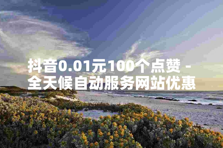 抖音0.01元100个点赞 - 全天候自动服务网站优惠ds
