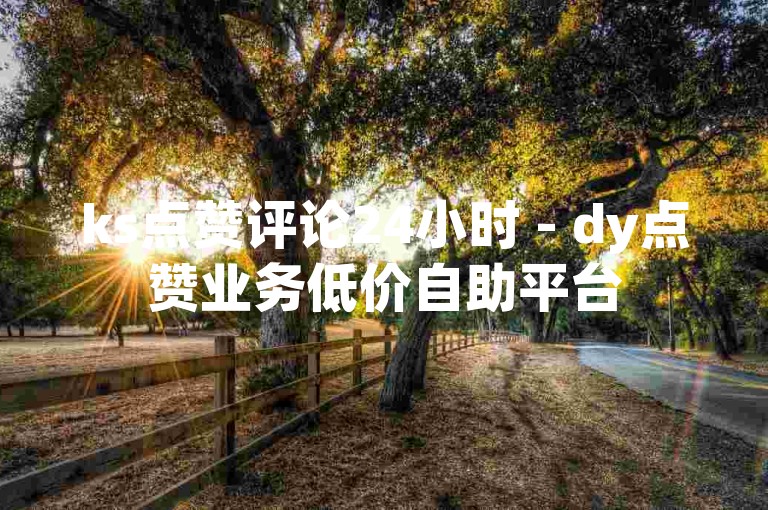 ks点赞评论24小时 - dy点赞业务低价自助平台