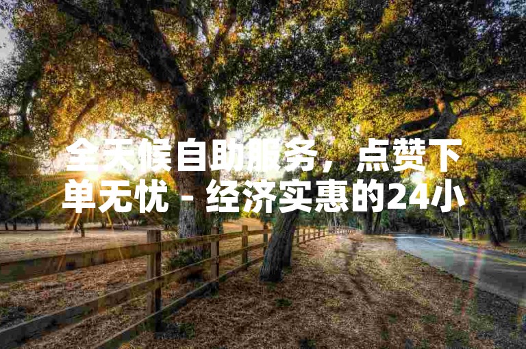 全天候自助服务，点赞下单无忧 - 经济实惠的24小时自动下单平台。