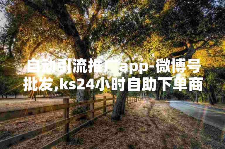 自动引流推广app-微博号批发,ks24小时自助下单商城，为您提供便捷的社交媒体账号获取服务。