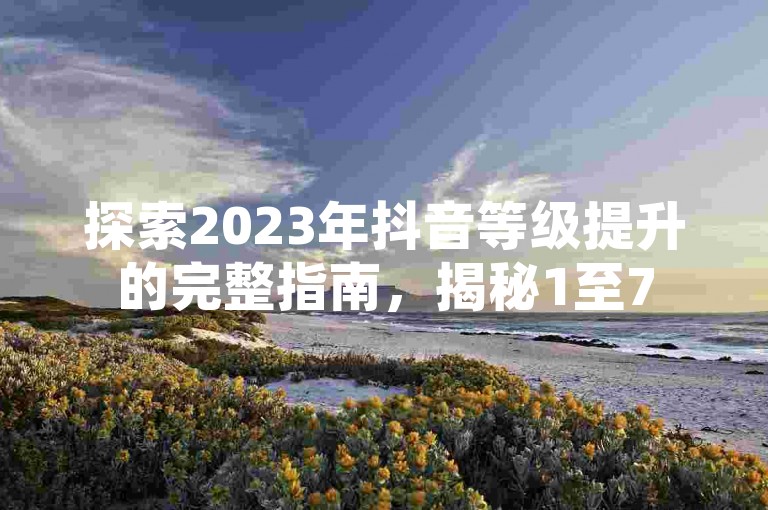 探索2023年抖音等级提升的完整指南，揭秘1至75级的价格体系！为2025年的升级之路做好准备。