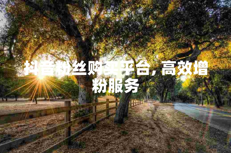 抖音粉丝购买平台, 高效增粉服务