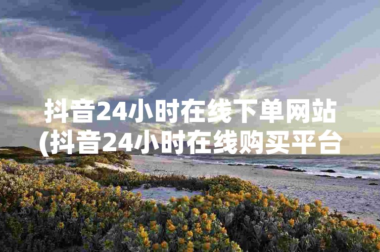 抖音24小时在线下单网站(抖音24小时在线购买平台)是一个提供全天候服务的平台，让用户可以随时随地购买他们喜欢的商品。