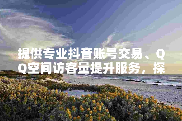提供专业抖音账号交易、QQ空间访客量提升服务，探索苹果设备多开应用的自助购买途径。