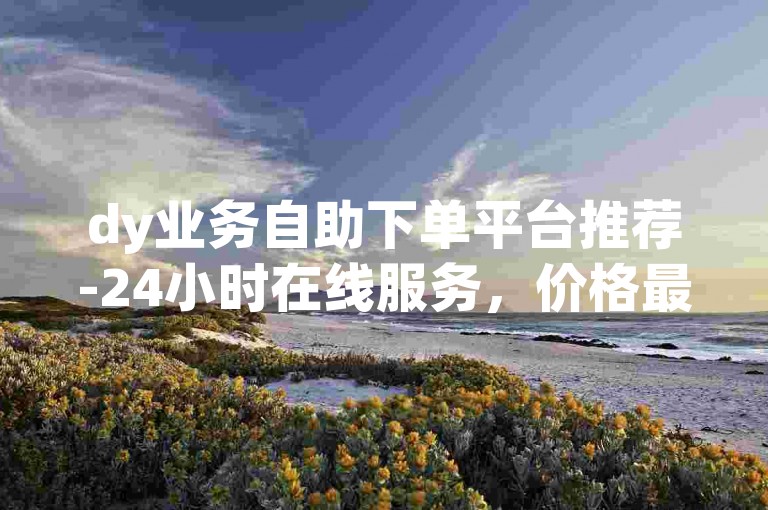dy业务自助下单平台推荐-24小时在线服务，价格最低。