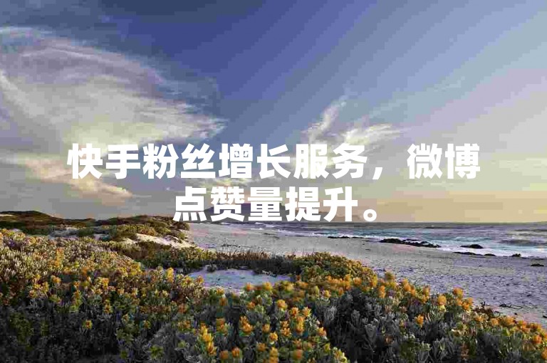 快手粉丝增长服务，微博点赞量提升。