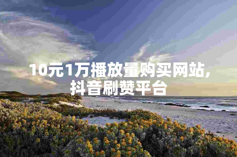 10元1万播放量购买网站,抖音刷赞平台
