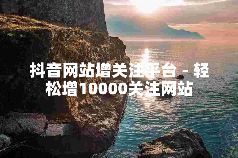 抖音网站增关注平台 - 轻松增10000关注网站