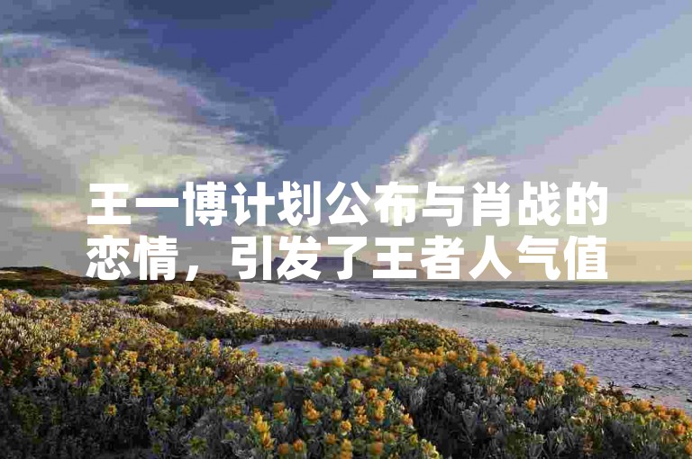 王一博计划公布与肖战的恋情，引发了王者人气值的热议。