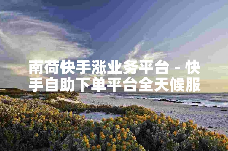 南荷快手涨业务平台 - 快手自助下单平台全天候服务。