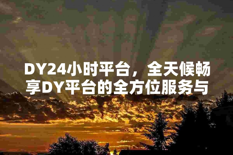 DY24小时平台，全天候畅享DY平台的全方位服务与独特体验。