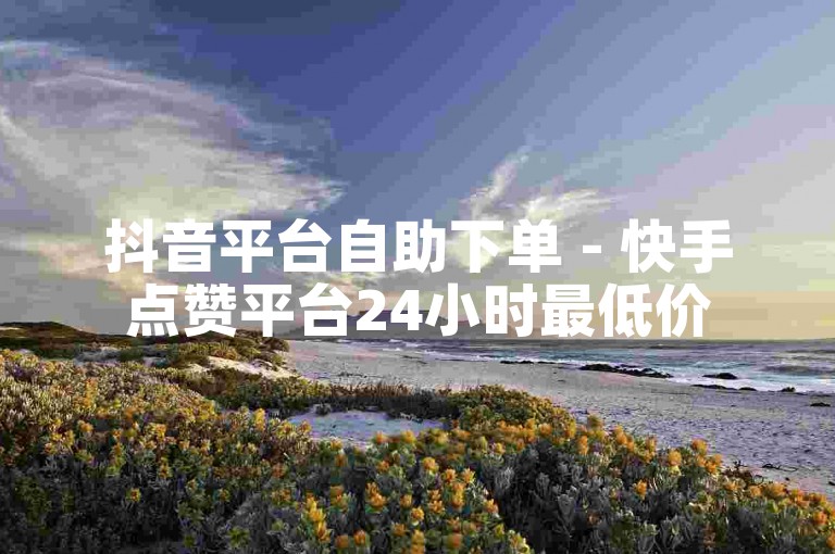 抖音平台自助下单 - 快手点赞平台24小时最低价
