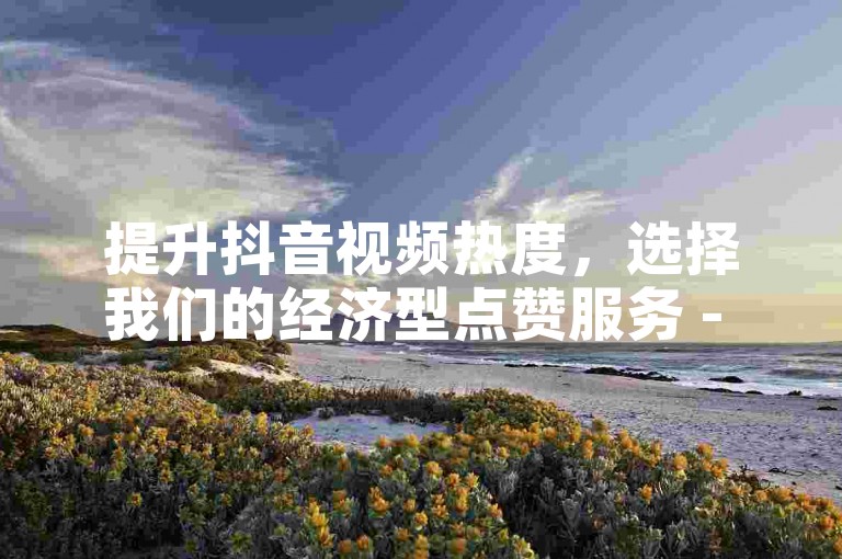 提升抖音视频热度，选择我们的经济型点赞服务 - 抖音点赞业务，享受低价自助平台的便捷。