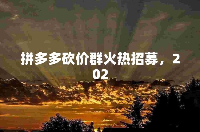 拼多多砍价群火热招募，2025年最新QQ群邀请链接分享。