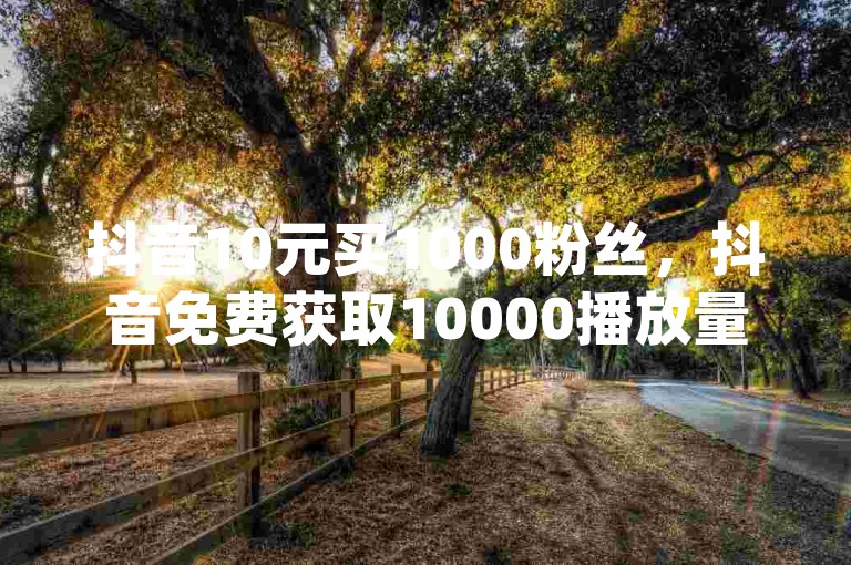 抖音10元买1000粉丝，抖音免费获取10000播放量 - 快手双击刷网站蚂蚁网 - dy自助商城微利也疯狂!
