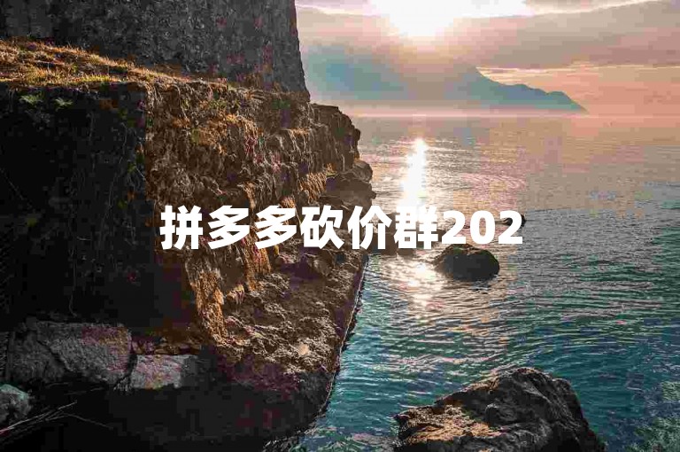 拼多多砍价群2025，助力省钱新风尚。