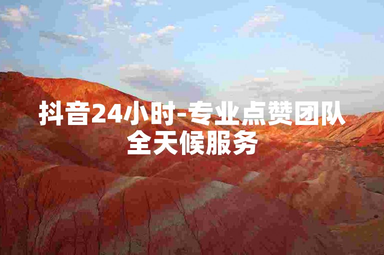 抖音24小时-专业点赞团队全天候服务