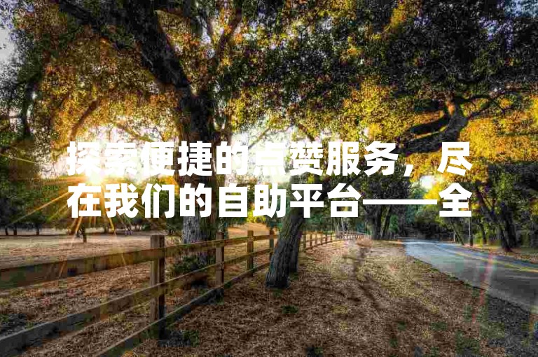 探索便捷的点赞服务，尽在我们的自助平台——全天候为您服务的KS在线业务。