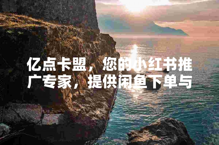 亿点卡盟，您的小红书推广专家，提供闲鱼下单与抖音24小时自助服务。