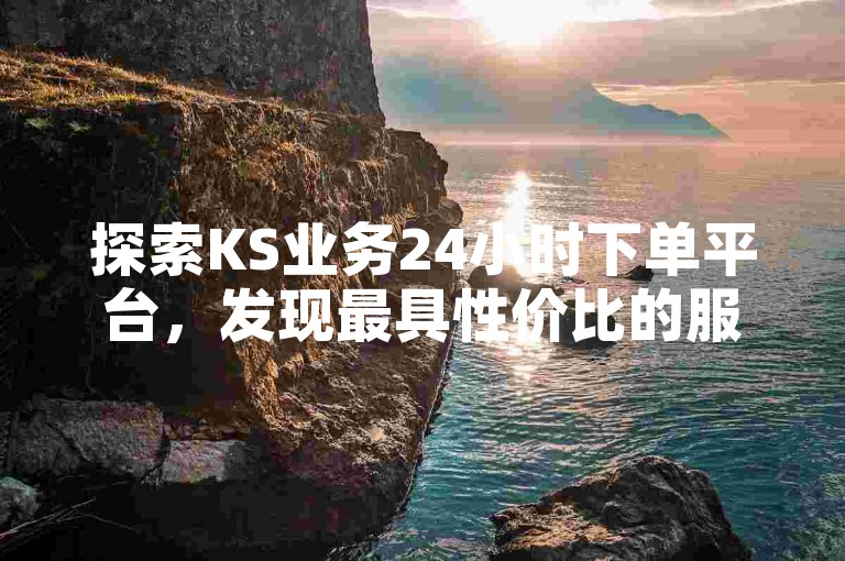 探索KS业务24小时下单平台，发现最具性价比的服务选择。