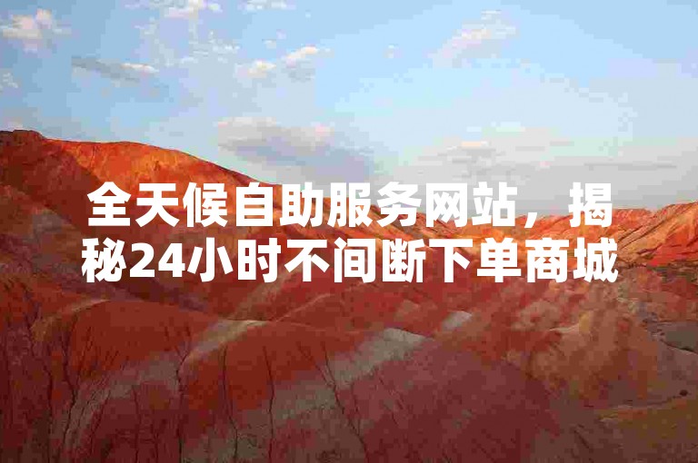 全天候自助服务网站，揭秘24小时不间断下单商城，您的个性化在线助手首选！2025必备技能。